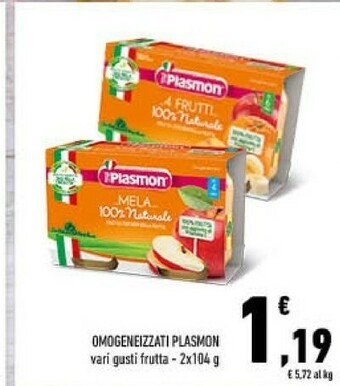Conad Omogeneizzati frutta offerta