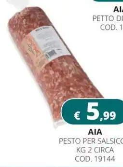Altasfera Αια pesto per salsiccia offerta