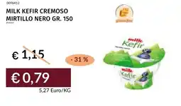 Prezzemolo e Vitale Milk kefir cremoso mirtillo nero offerta