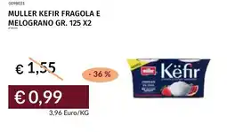 Prezzemolo e Vitale Muller kefir fragola e melograno offerta