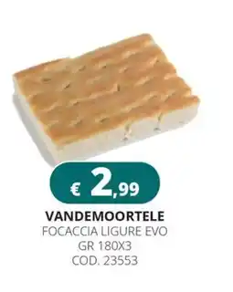 Altasfera Vandemoortele focaccia ligure evo offerta