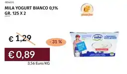 Prezzemolo e Vitale MILA YOGURT BIANCO 0,1% offerta
