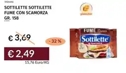 Prezzemolo e Vitale Sottilette sottilette fume con scamorza offerta