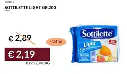 Prezzemolo e Vitale Sottilette light offerta