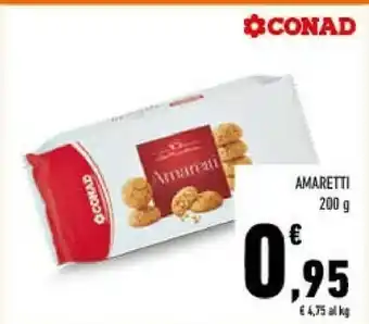 Conad Conad - gli amaretti 200 g(ml) offerta