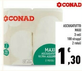 Conad Conad asciugatutto maxi offerta