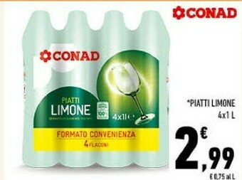 Conad Conad piatti limone offerta