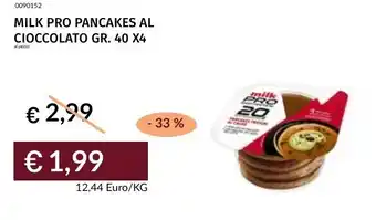 Prezzemolo e Vitale Milk pro pancakes al cioccolato offerta