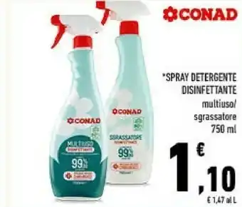 Conad Conad spray detergente disifettante offerta