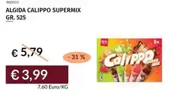 Prezzemolo e Vitale Algida calippo supermix offerta