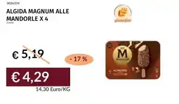 Prezzemolo e Vitale Algida magnum alle mandorle x 4 offerta
