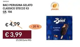Prezzemolo e Vitale Baci perugina gelato classico stecco x3 offerta