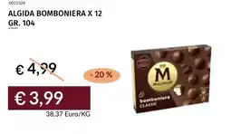 Prezzemolo e Vitale Algida bomboniera x 12 offerta
