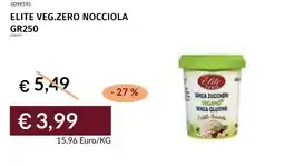 Prezzemolo e Vitale Elite veg.zero nocciola offerta