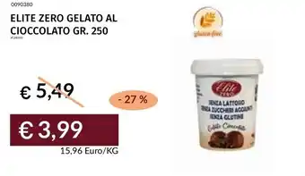 Prezzemolo e Vitale Elite zero gelato al cioccolato offerta