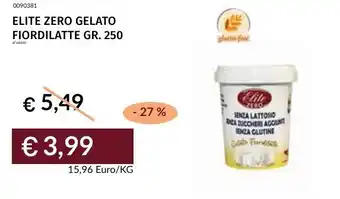 Prezzemolo e Vitale Elite zero gelato fiordilatte offerta