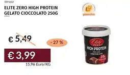 Prezzemolo e Vitale Elite zero high protein gelato cioccolato offerta