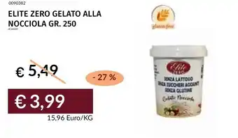 Prezzemolo e Vitale Elite zero gelato alla nocciola offerta