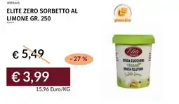 Prezzemolo e Vitale Elite zero sorbetto al limone offerta