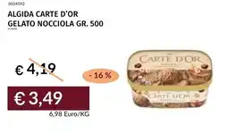 Prezzemolo e Vitale Algida carte d'or gelato nocciola offerta