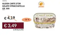 Prezzemolo e Vitale Algida carte d'or gelato stracciatella offerta
