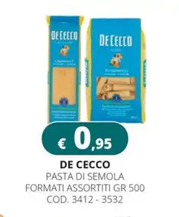 Altasfera De cecco pasta di semola offerta