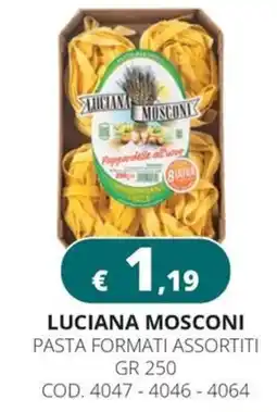 Altasfera Luciana mosconi pasta offerta
