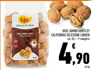 Conad Life noci jumbo hurtley california selezione linden offerta