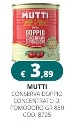 Altasfera Mutti conserva doppio concentrato di pomodoro offerta