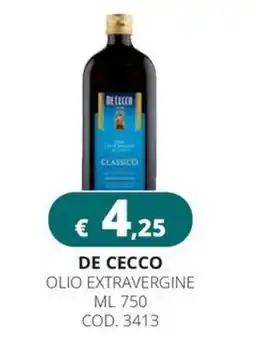 Altasfera De cecco olio extravergine offerta