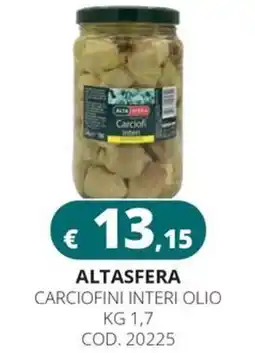 Altasfera Altasfera carciofini interi olio offerta