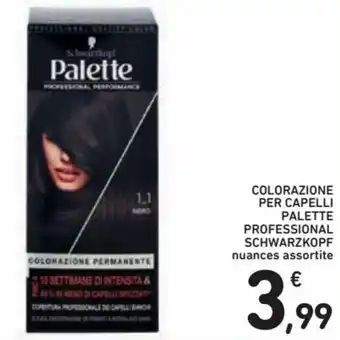 Spazio Conad Schwarzkopf Colorazione Per Capelli Palette Professional Nuances Assortite offerta