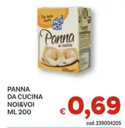 Vivo Supermercati Panna da cucina NOI&VOI offerta
