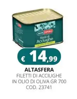 Altasfera Altasfera filetti di acciughe in olio di oliva offerta