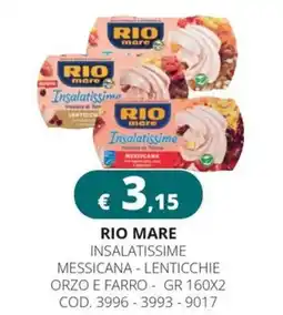 Altasfera Rio mare insalatissime messicana, lenticchie orzo e farro offerta