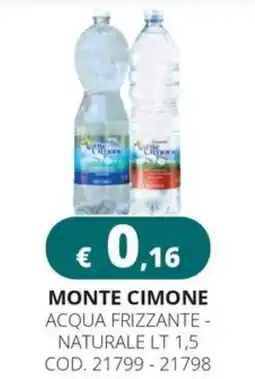 Altasfera Monte cimone acqua frizzante, naturale offerta