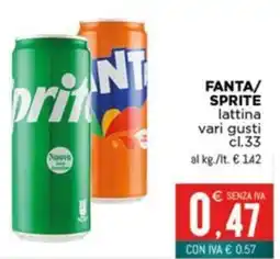 Altasfera FANTA/ SPRITE lattina offerta