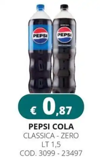 Altasfera Pepsi cola classica, zero offerta