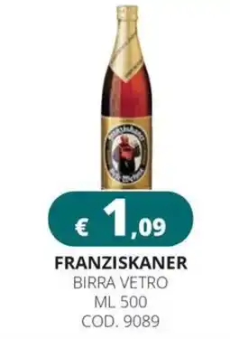 Altasfera Franziskaner birra vetro offerta