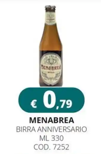 Altasfera Menabrea birra anniversario offerta