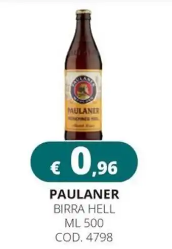 Altasfera Paulaner birra hell offerta