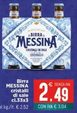 Altasfera Birra MESSINA cristalli di sale offerta