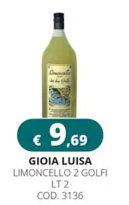 Altasfera Gioia luisa limoncello 2 golfi offerta