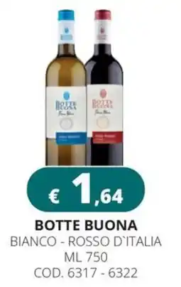 Altasfera Botte buona bianco, rosso d'italia offerta