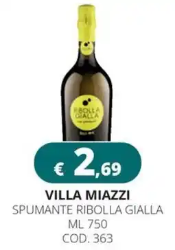 Altasfera Villa miazzi spumante ribolla gialla offerta