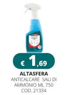 Altasfera Altasfera anticalcare sali di ammonio offerta