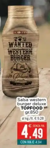 Altasfera Salsa western burger deluxe TOPFOOD offerta