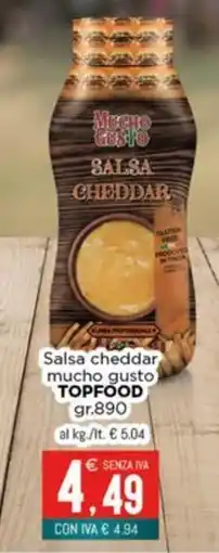 Altasfera Salsa cheddar mucho gusto TOPFOOD offerta