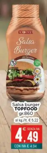 Altasfera Salsa burger TOPFOOD offerta