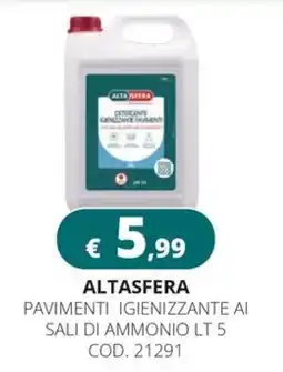 Altasfera Altasfera pavimenti igienizzante ai sali di ammonio offerta